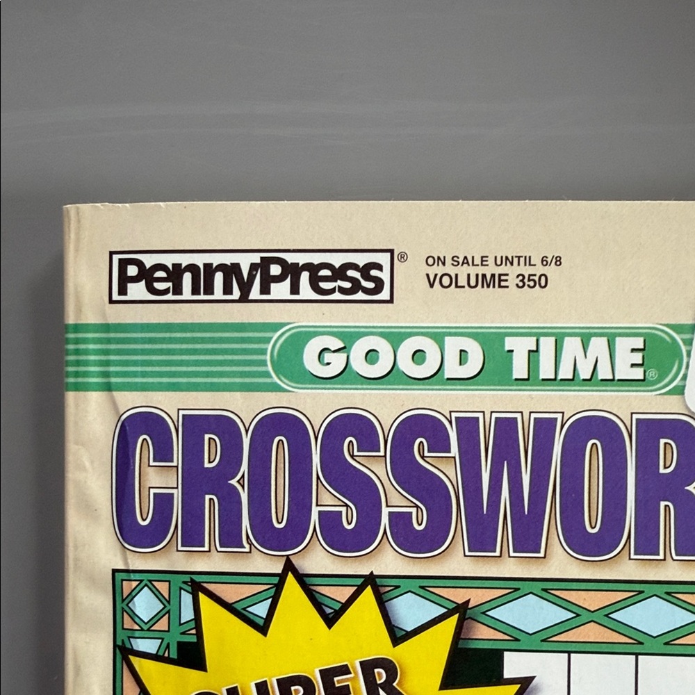 Good Time Crosswords Puzzle Book Set - Blue, Cream, Purple - Picture 9 of 16